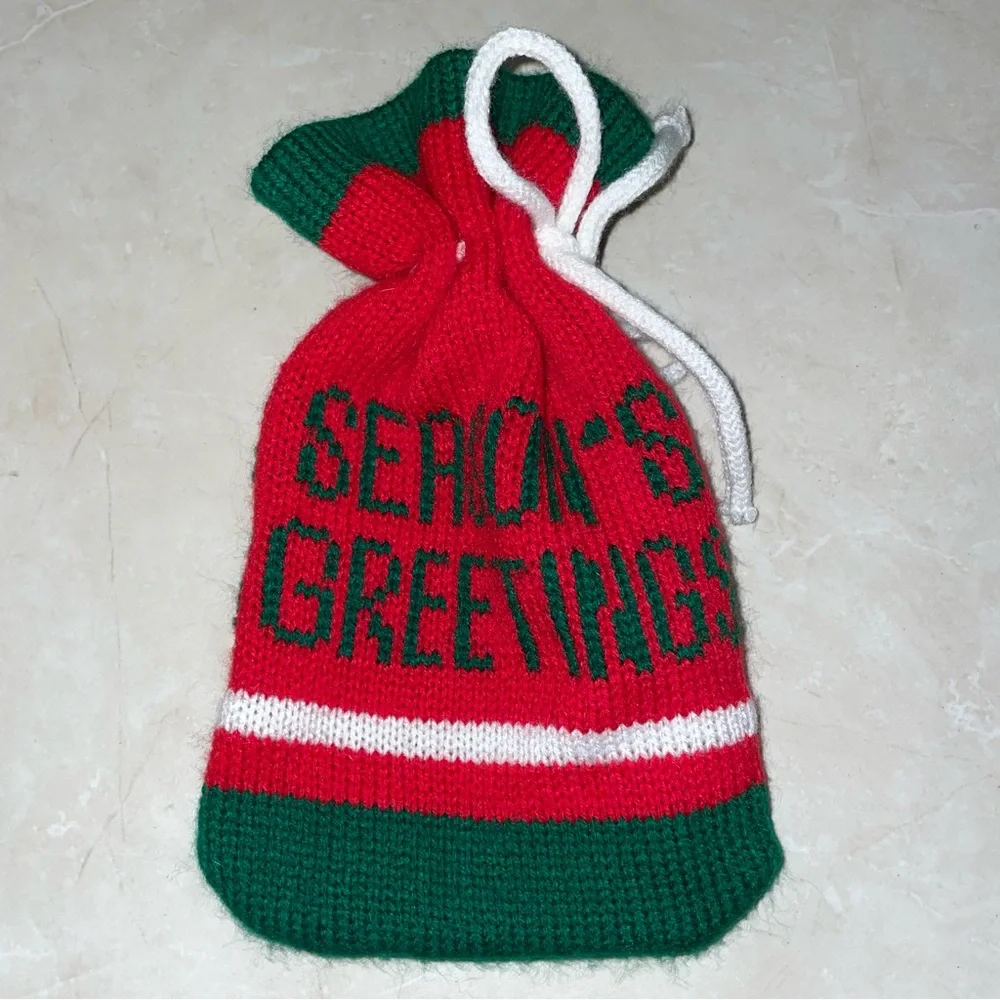 Season’s Greetings Gift Bag Pouch